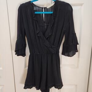 Abercrombie and Fitch Size Small Black Romper Fully Lined